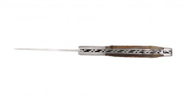 Couteau corse Stoccu Manche Corne de Bélier - 18.5 cm Couteau corse Stoccu Manche Corne de Bélier - 18.5 cm