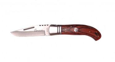 Couteau Corsica de poche avec lame semi-guillochée et lock-back