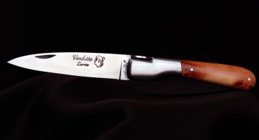 Vendetta Zuria Classic Juniper Knife - 14C28N Stainless Steel Blade
