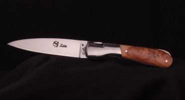 Le Pialincu folding knife in Juniper