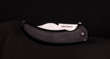 Couteau Corse La Cursina avec manche en Ebène et système Liner Lock