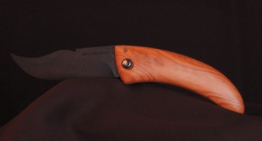 Couteau La Cursina avec Manche en Olivier - 18 cm