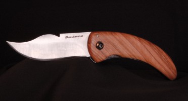 La Cursina Corsican knife with olive wood handle and Liner Lock
