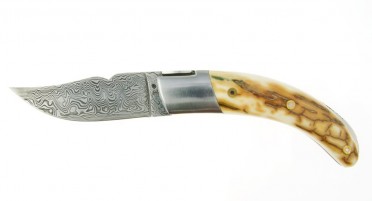 Knife Corsica Rondinara - Ivory of Mammoth and Damascus