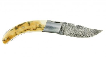 Knife Corsica Rondinara - Ivory of Mammoth and Damascus