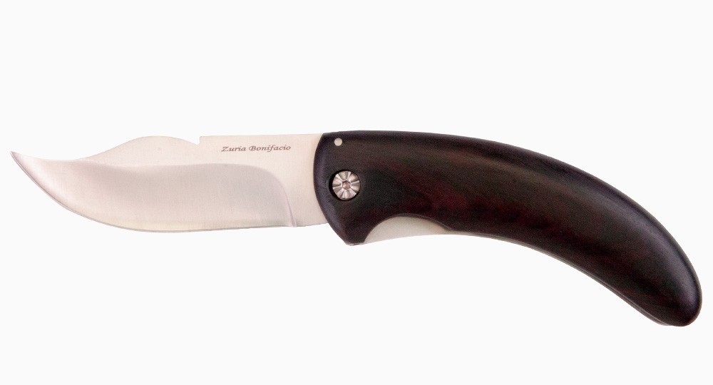 Couteau Corse La Cursina en bois d'Amarante - liner-lock