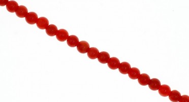Bracelet en perles de Corail de méditerranée et fermoir en Argent