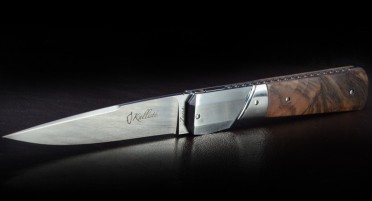 Le Kallisté knife with a walnut wood handle