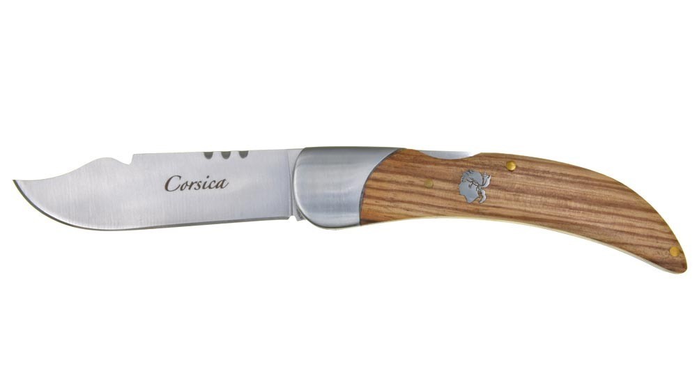 Couteau Corsica avec manche en chêne et lock-back