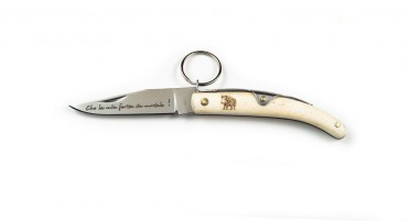 Ring knife 16.5 cm - bone handle