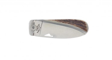 Knife Designed in Corsica and "handmade" U Cumpà deer wood handle