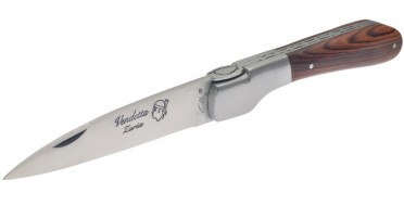 Couteau fait main et Designé en Corse La Vendetta Zuria en Bois de Violette