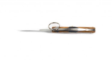 Couteau à anneau 16.5 cm - manche en Olivier