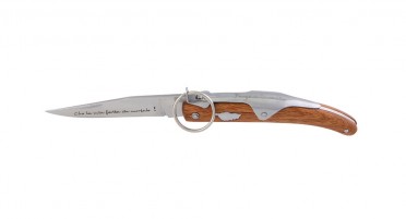 Couteau à anneau 18.5 cm - manche en Arbousier