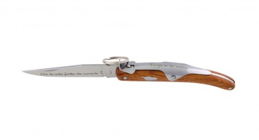Couteau Corse à anneau 20 cm - manche en Arbousier