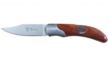 Corsica folding knife - Arbutus handle and miter - large size