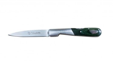 Vendetta Corsica with Green Stamina handle and Lock-back - 17 cm
