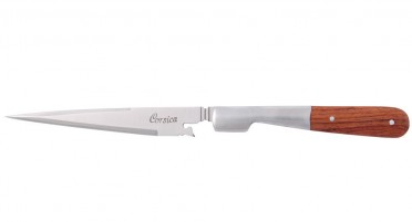 Couteau inspiré du Stylet Corse avec un manche en Arbousier