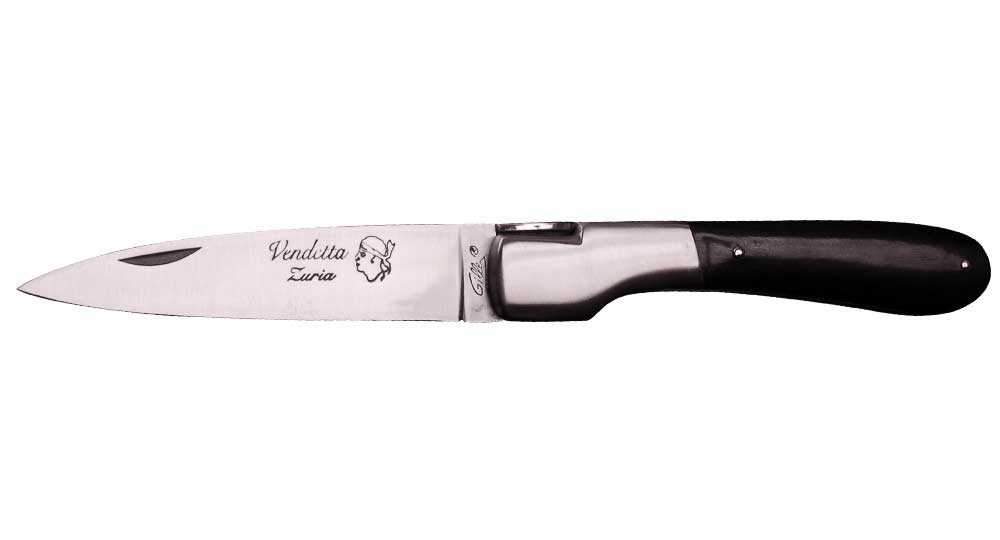 Classic Vendetta Zuria Corsican knife in Ebony