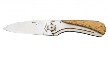 Corsican knife U Cumpà in curly birch