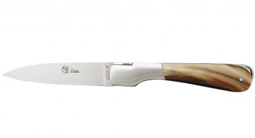 Corsican Le Sperone knife in cow horn tip