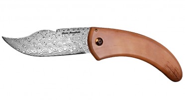 La Cursina Corsican Knife - Ram's Horn Handle and Damascus Blade