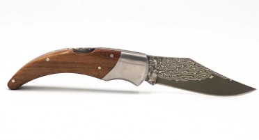 Couteau de berger Hors série 20 cm - manche en Arbousier et lame Damas