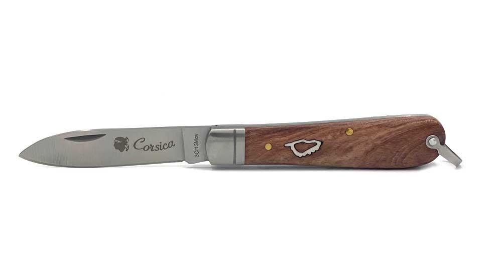 Couteau Corsica avec manche en Arbousier et lame inox
