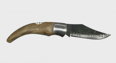 Olive Wood Shepherd Knife - forged blade